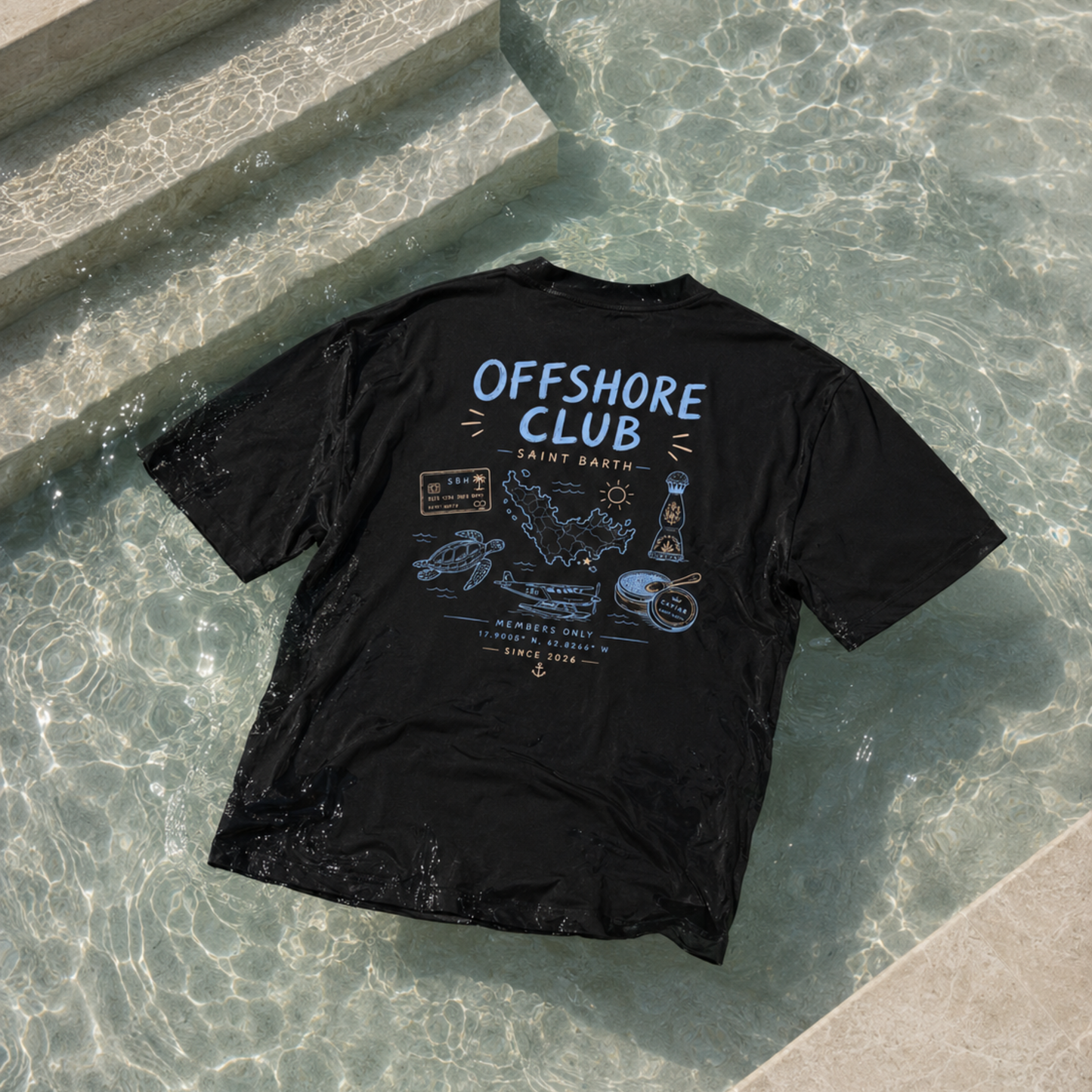 T-shirt "OFFSHORE CLUB" - Saint Barth