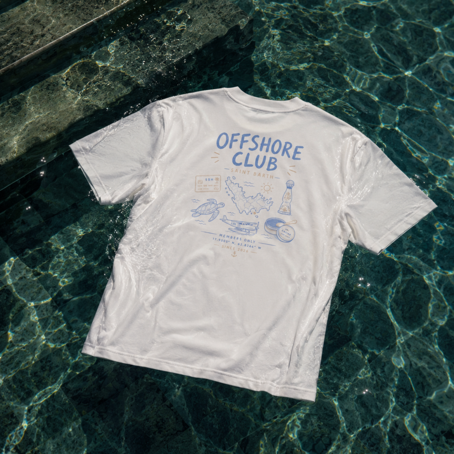 T-shirt "OFFSHORE CLUB" - Saint Barth