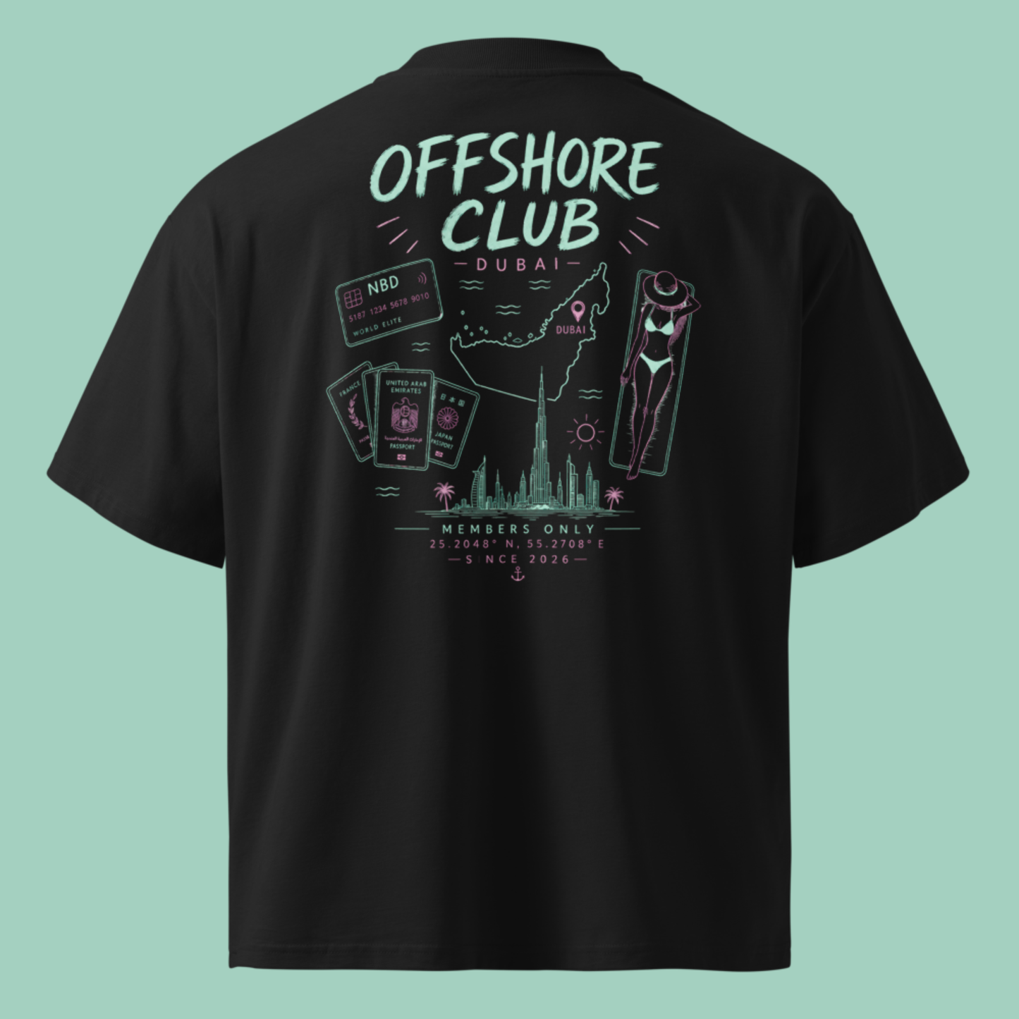 T-shirt "OFFSHORE CLUB" - Dubai