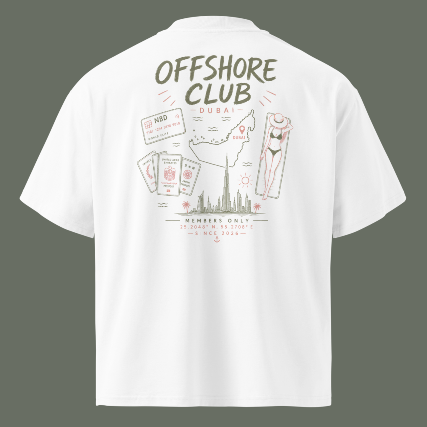 T-shirt "OFFSHORE CLUB" - Dubai