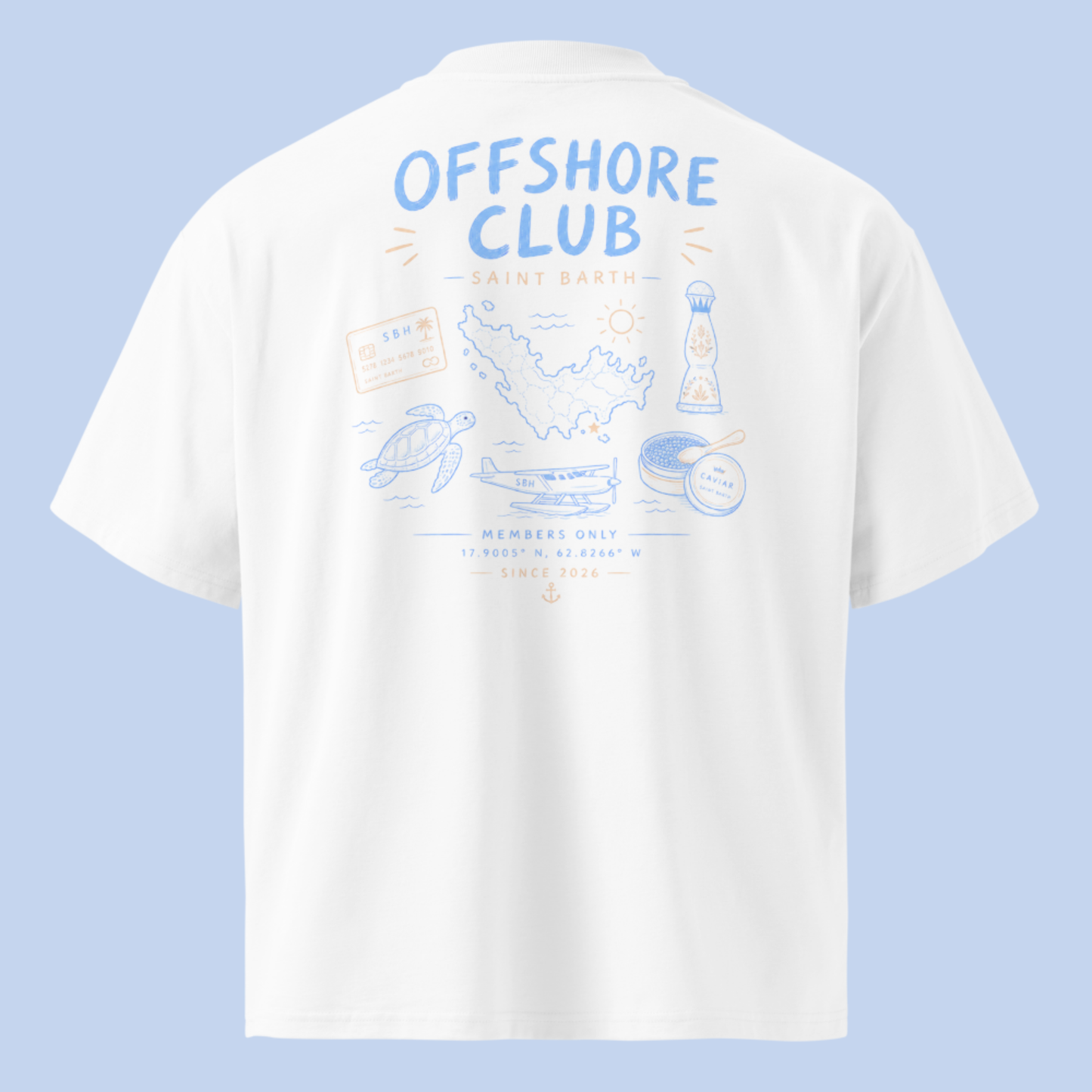 T-shirt "OFFSHORE CLUB" - Saint Barth